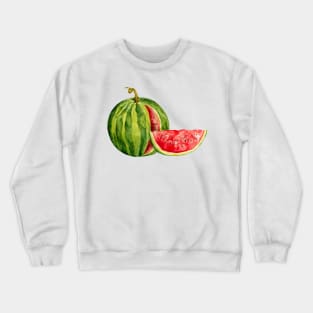 Watercolor watermelon Crewneck Sweatshirt